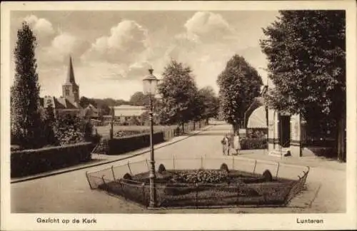 Ak Lunteren Ede Gelderland, Gezicht op de Kerk