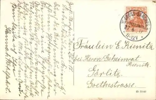 Ak Groß Särchen Lohsa OL, Pfarrhaus, Kirche, Schule, Gasthof Schwan, Bahnhof, Gasthof Sickert