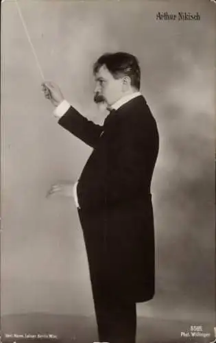 Ak Ungarischer Dirigent Arthur Nikisch