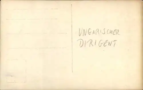 Ak Ungarischer Dirigent Arthur Nikisch