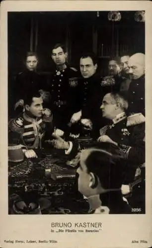 Ak Schauspieler Bruno Kastner, in Die Fürstin von Beranien, Filmszene