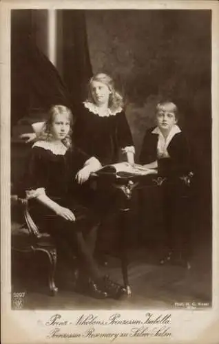 Ak Prinz Nikolaus zu Salm Salm, Prinzessinn Isabella, Rosemary, NPG 5297