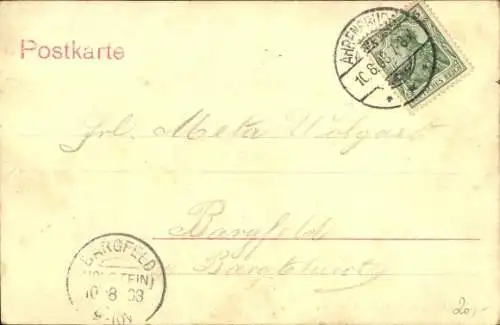 Ak Ahrensburg in Holstein, Hotel Posthaus