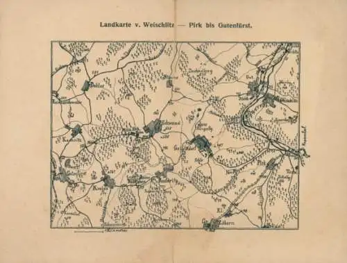 Klapp Landkarten Ak Weischlitz im Vogtland, Gesamtansicht, Burgstein