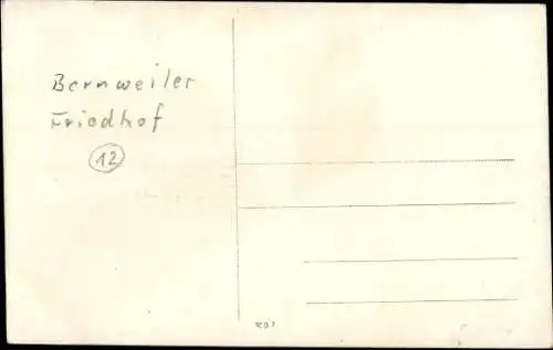 Ak Bernwiller Bernweiler Elsass Haut Rhin