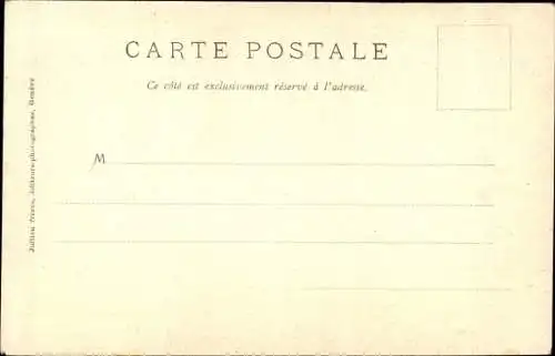 Ak Le Bouveret Kanton Wallis, Port, Dampfer