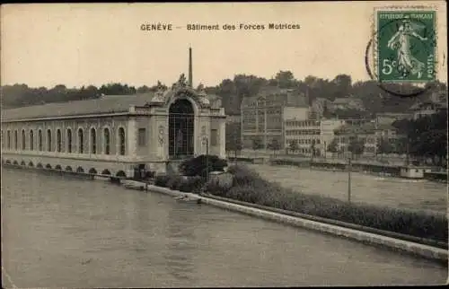 Ak Genève Genf Schweiz, Batiment des Forces Motrices
