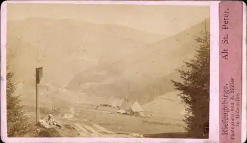 CdV Svatý Petr St Peter Spindleruv Mlýn Spindlermühle Riesengebirge Reg. Königgrätz, Alt St. Peter