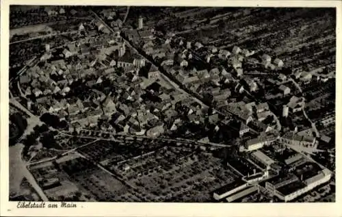 Ak Eibelstadt in Unterfranken, Fliegeraufnahme