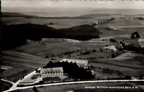Ak Tuttlingen an der Donau Württemberg, Witthoh-Windmühle, Fliegeraufnahme