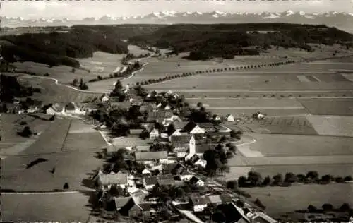 Ak Wolfertschwenden im Unterallgäu, Fliegeraufnahme