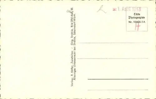 Ak Zwiefalten in Württemberg, Fliegeraufnahme