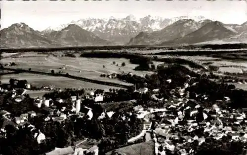 Ak Bad Aibling in Oberbayern, Fliegeraufnahme