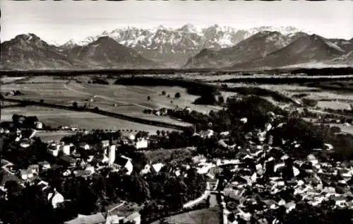 Ak Bad Aibling in Oberbayern, Fliegeraufnahme