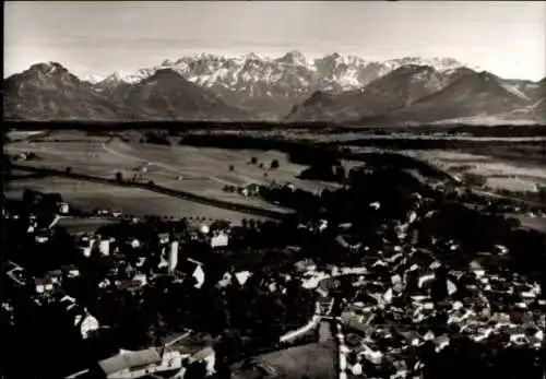 Ak Bad Aibling in Oberbayern, Fliegeraufnahme