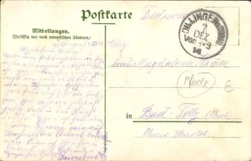 Künstler Ak kaiserlicher Ulan zu Pferde