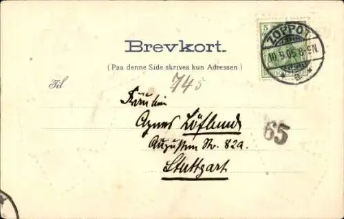 Briefmarken Präge Ak, Wappen