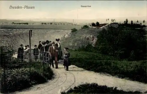 Ak Dresden Plauen, Bienertpark