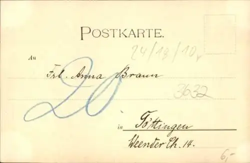 Studentika Ak Göttingen in Niedersachsen, Panorama, Student