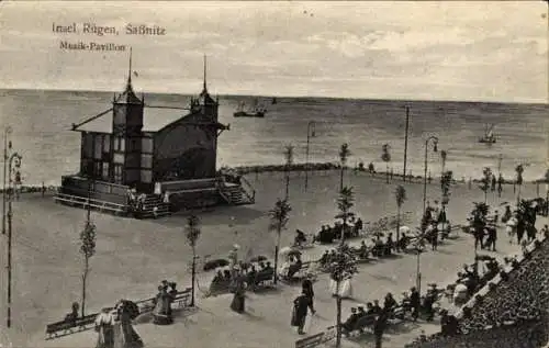 Ak Sassnitz auf Rügen, Musikpavillon
