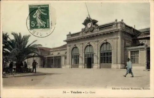 Ak Toulon Var, Bahnhof