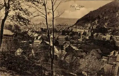 Ak Suhl in Thüringen, Totale