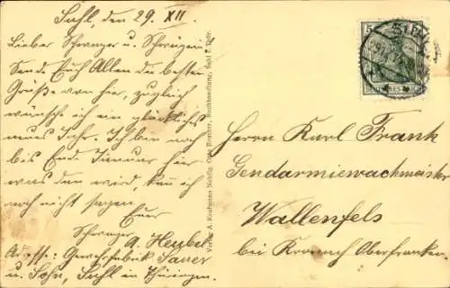 Ak Suhl in Thüringen, Totale