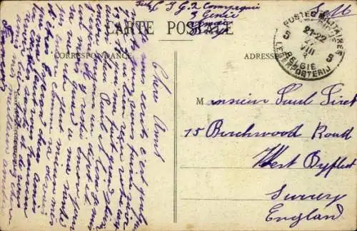 Ak Ardres Pas de Calais, Brücke