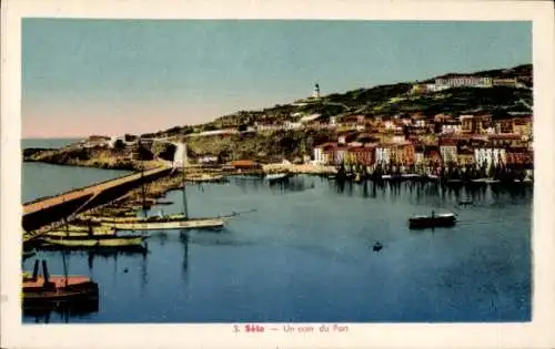 Ak Sète Cette Hérault, Un coin du Port