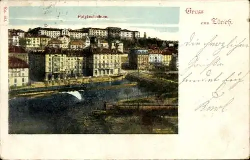 Ak Zürich Stadt Schweiz, Polytechnikum