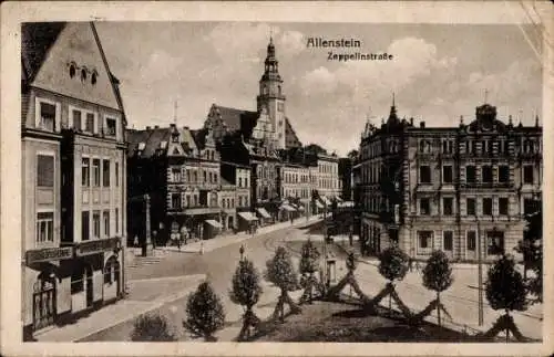 Ak Olsztyn Allenstein Ostpreußen, Zeppelinstraße