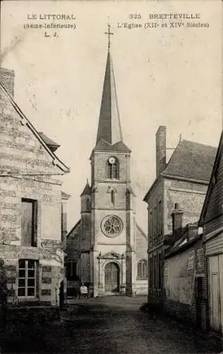 CPA Bretteville Manche, Église