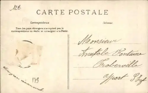 CPA Bretteville Manche, Église