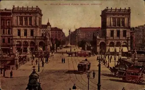 Ak Berlin Kreuzberg, Belle Alliance Platz