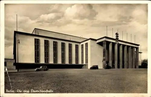 Ak Berlin Charlottenburg Westend, neue Deutschlandhalle