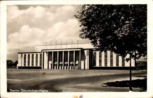 Ak Berlin Charlottenburg Westend, Deutschlandhalle