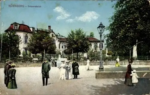 Ak Nürnberg in Mittelfranken, Dutzendteich