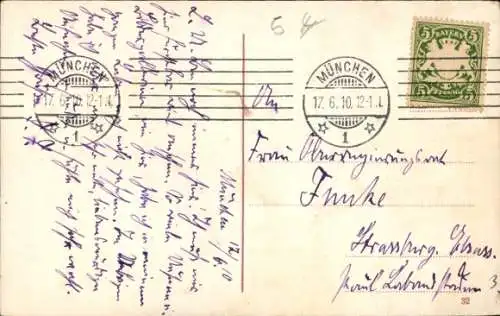 Ak München, Prinzregentenstraße