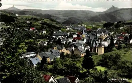 Ak Adenau in der Eifel, Panorama, Hohe Acht, Nürburg