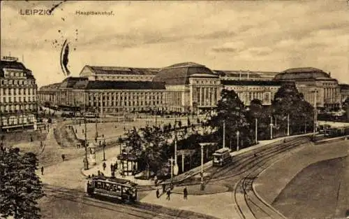 Ak Leipzig, Hauptbahnhof