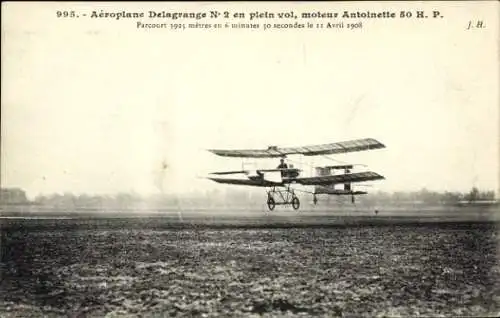 CPA Aviation, Aeroplane Delagrange No.2