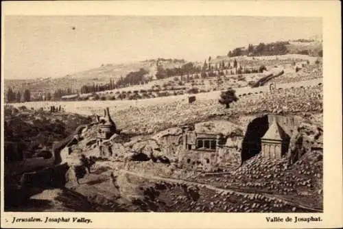 Ak Jerusalem Israel, Josaphat Valley, Tal Joschafat, Kidrontal