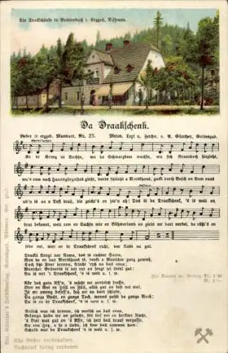 Lied Ak Günther, Anton, Da Draakschänk, Erzgebirgische Mundart Nr. 25, Dreckschänke Breitenbach