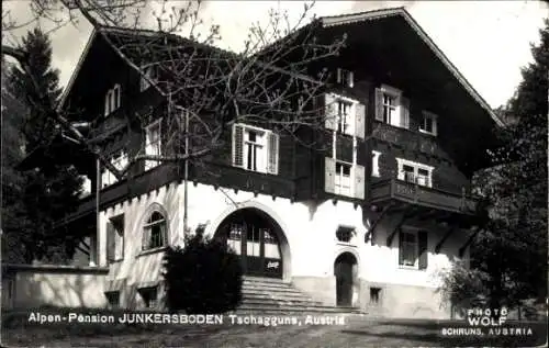 Ak Tschagguns Vorarlberg, Alpen Pension Junkersboden