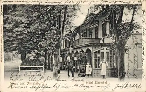 Ak Ahrensburg in Holstein, Hotel Lindenhof