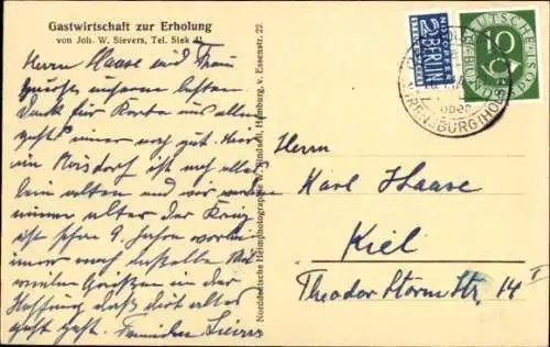 Ak Hoisdorf in Schleswig-Holstein, Waldbild