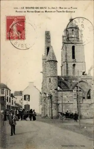 Ak Batz sur Mer Loire Atlantique, Ruinen des Notre Dame