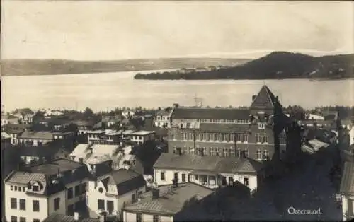 Ak Östersund Schweden, Panorama