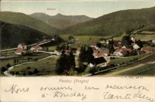 Ak Fouday Breusch Urbach Elsass Bas Rhin, Donon