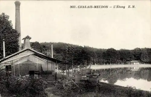 Ak Chalais Charente, Meudon, l'Etang